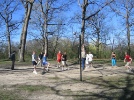 Volleyball at Crystal Lake Park, April 2006